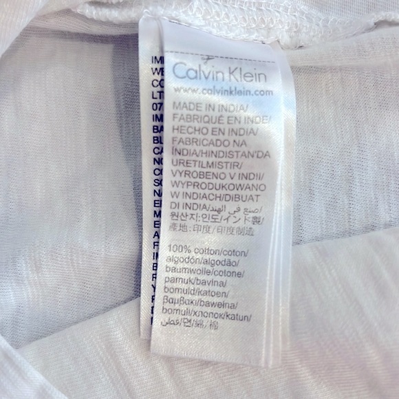 Calvin Klein Jeans Men’s 100%Cotton polo Tshirt, white, short sleeve, size L - Picture 9 of 11
